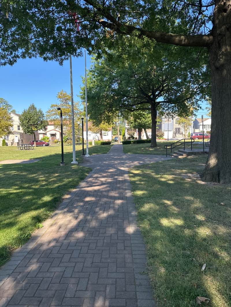 walking near me in Pattern Center Park in autumn