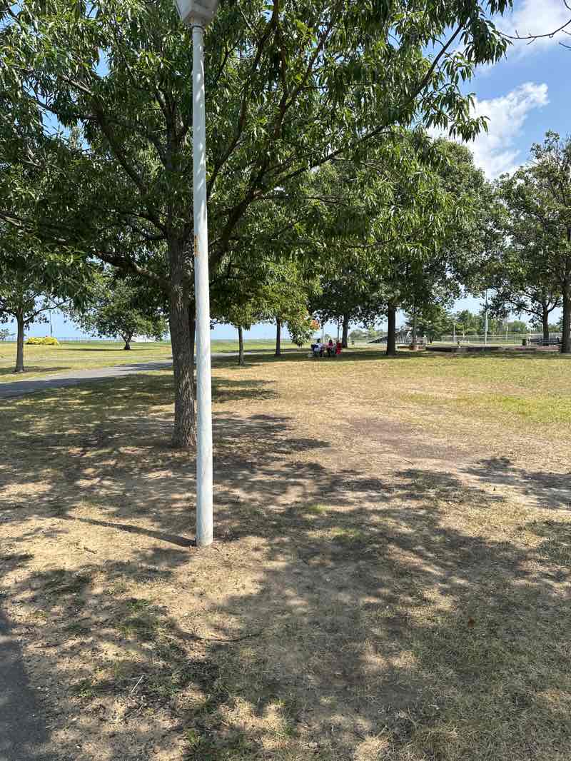 walking near me in Raritan Bay Waterfront Park in autumn