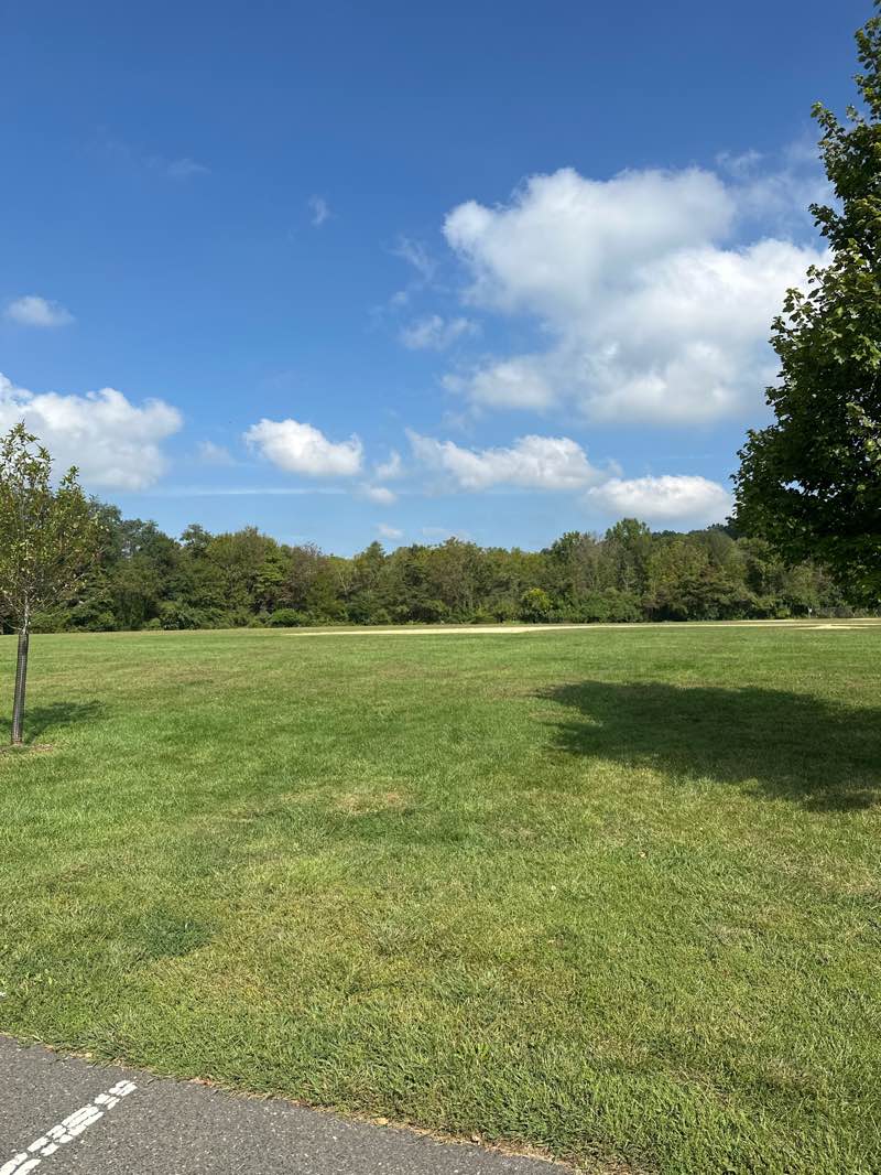 walking near me in Pleasant Valley Park in autumn