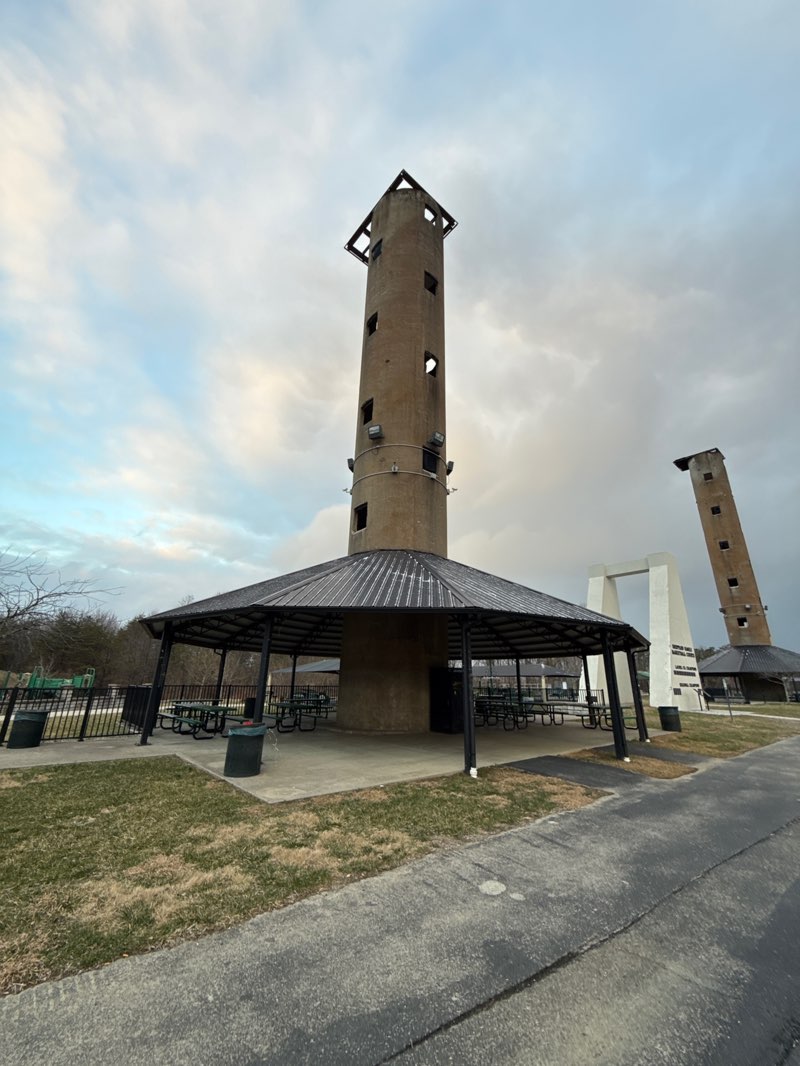 walking near me in London Wellness Park in winter