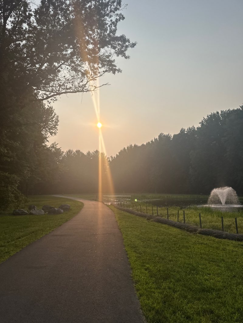 walking near me in Laurel Acres Park in summer
