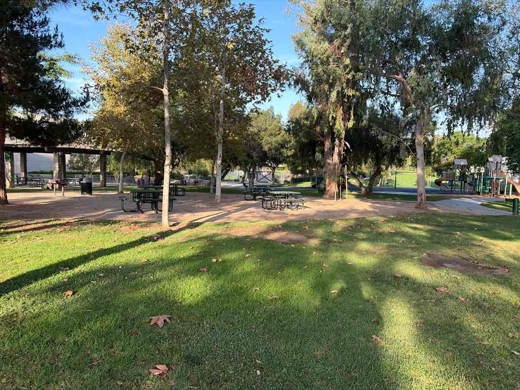 walking near me in Hurless Barton Park in summer