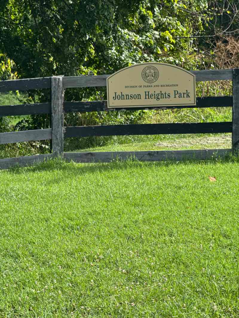 walking near me in Johnson Heights Park in summer