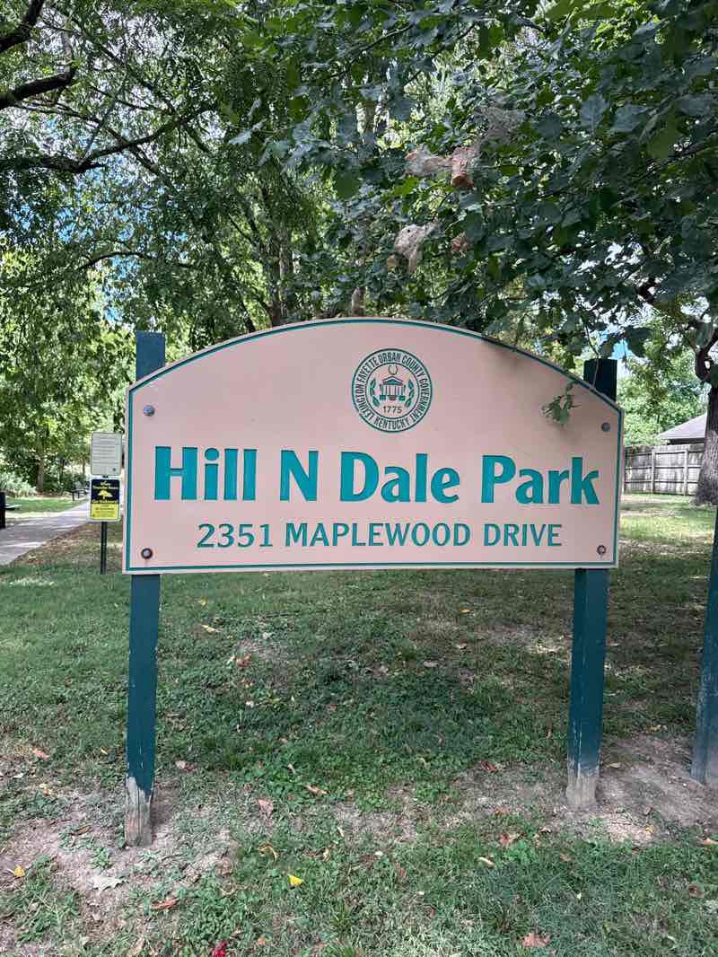 walking near me in Hill N Dale Park in autumn