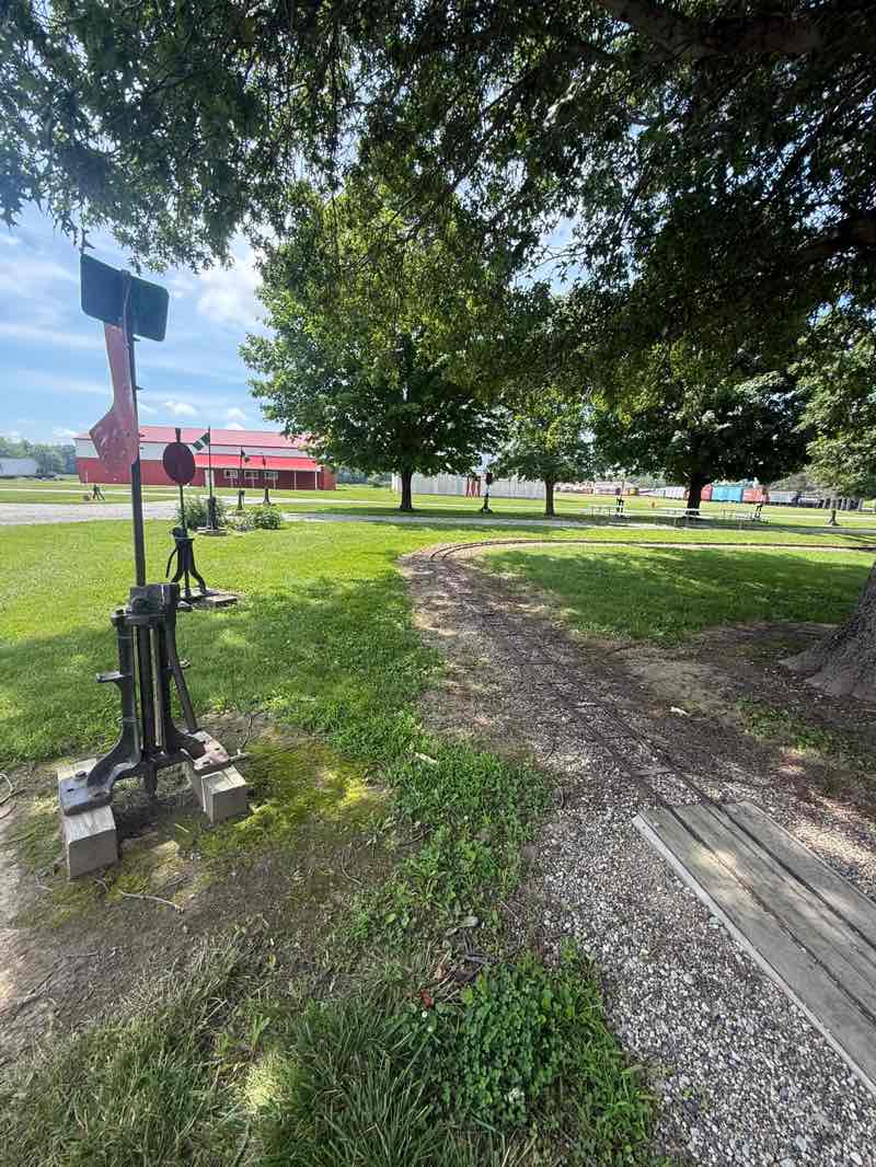 walking near me in Monticello Railway Museum in summer