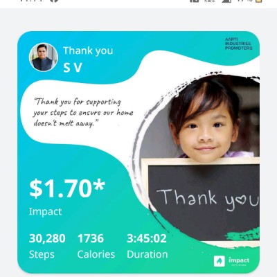 August Steps Challenge S V Gondalia🇮🇳 post image