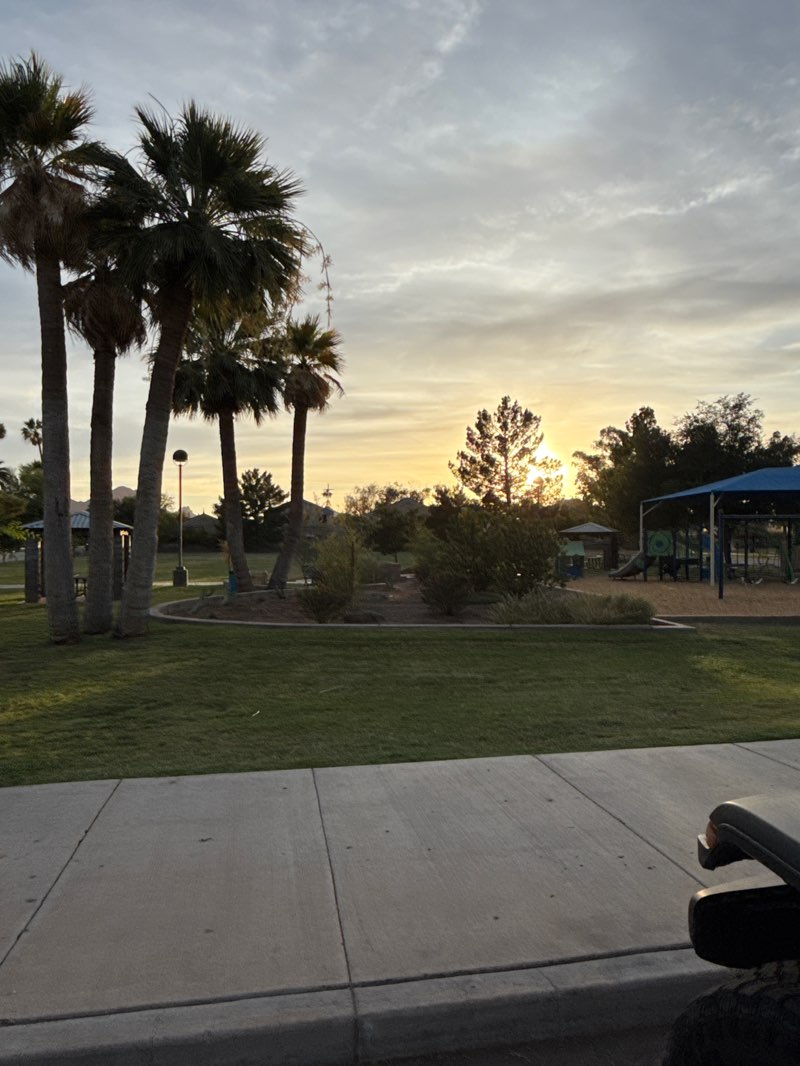 walking near me in Agua Linda Park in summer