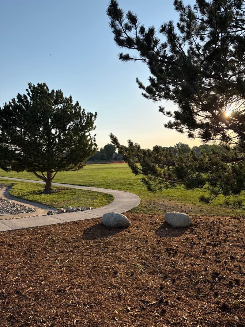 walking near me in Stroh Ranch Soccer Fields in summer