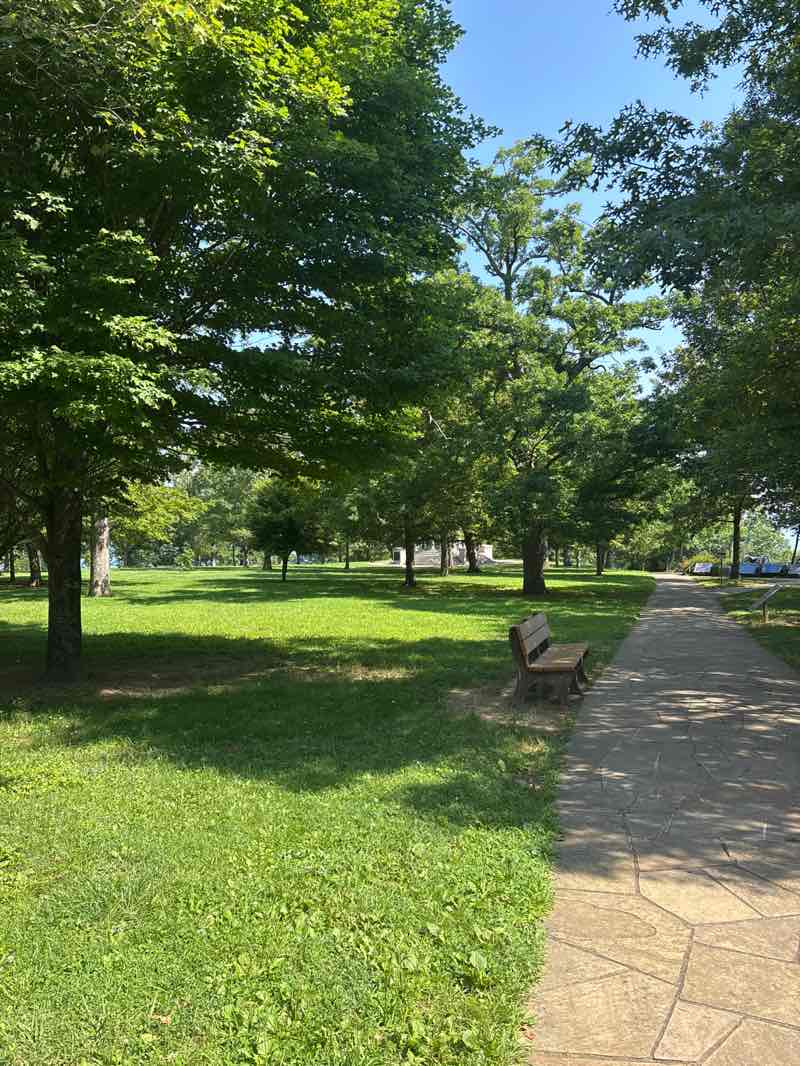 walking near me in Point Park in summer