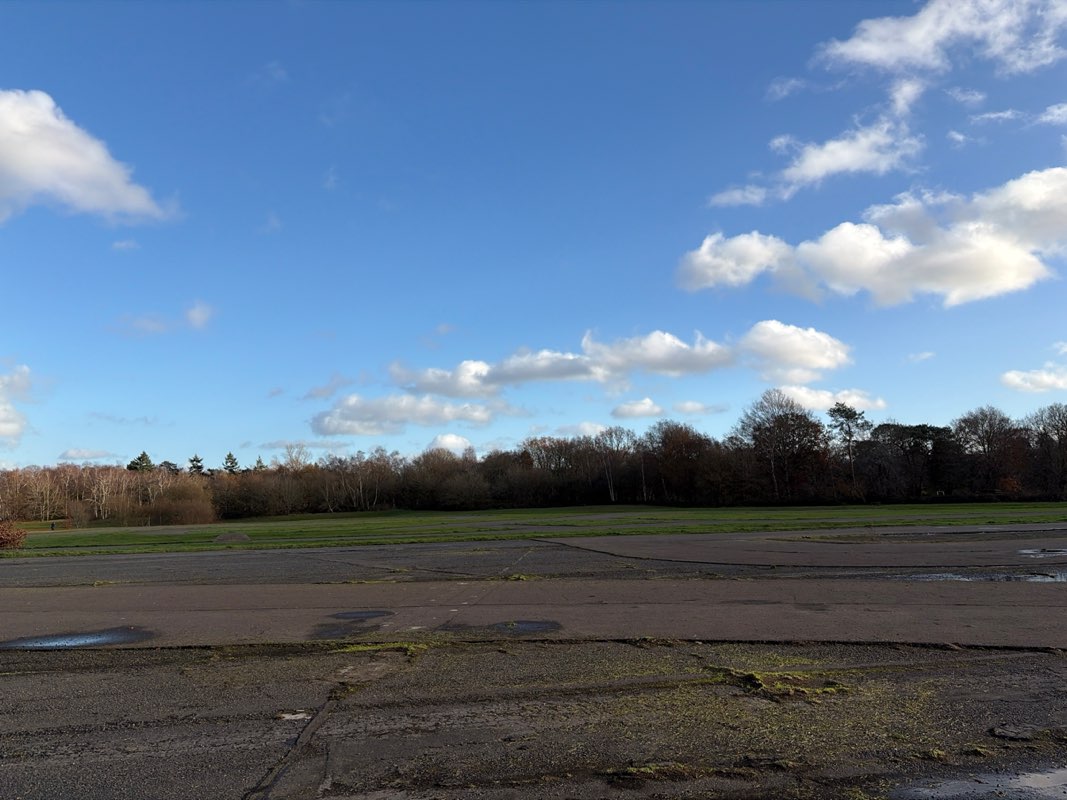 walking near me in Brooklands Community Park in winter