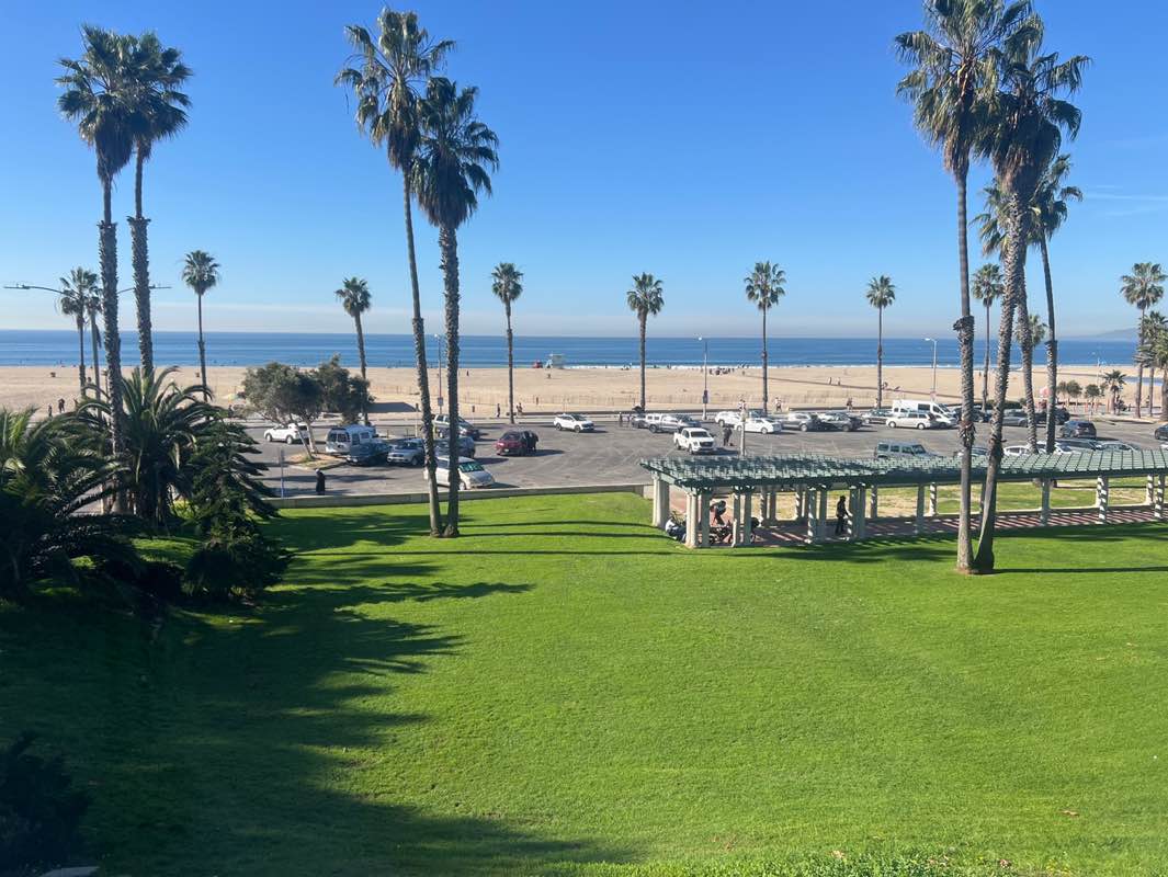 walking near me in Crescent Bay Park in winter