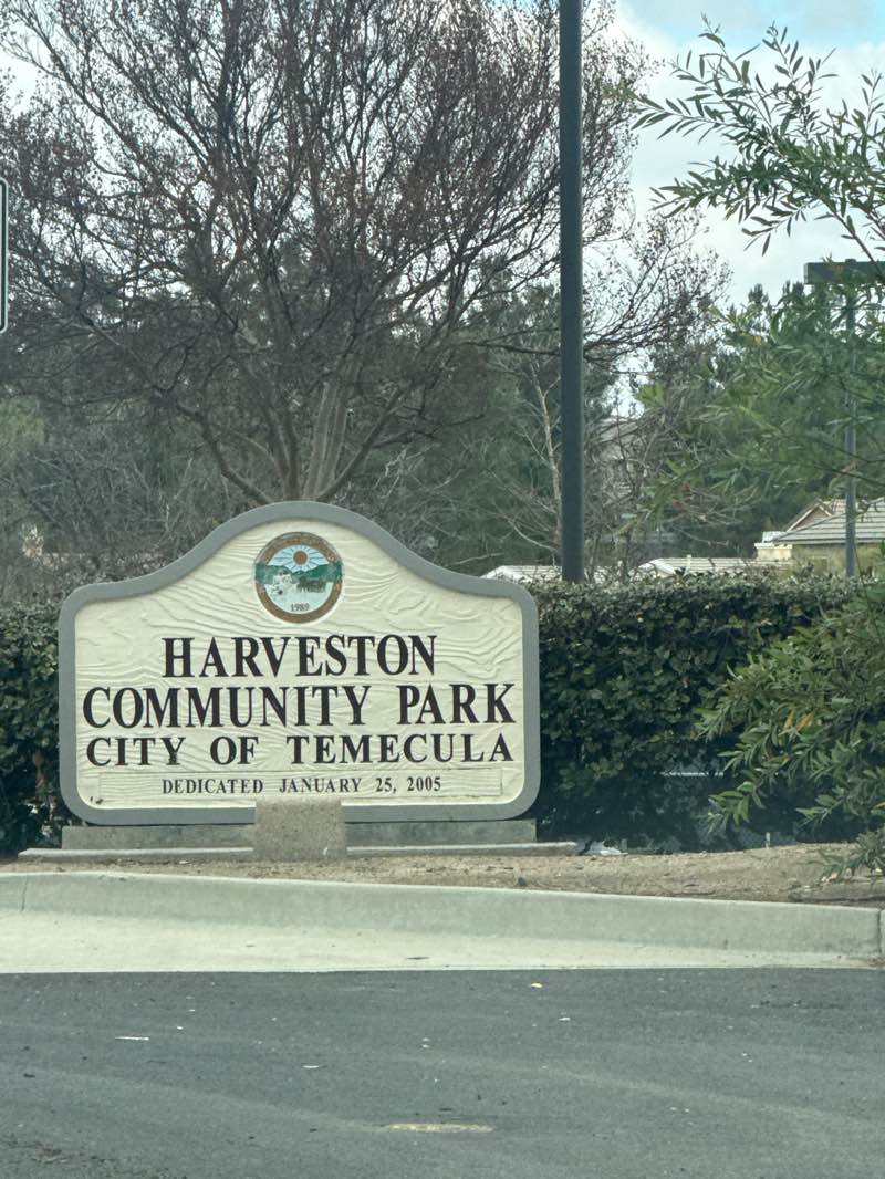 walking near me in Harveston Community Park in winter