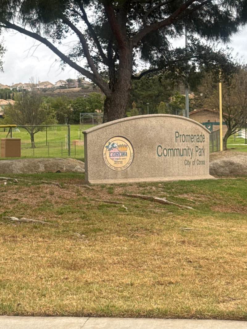 walking near me in Promenade Community Park in spring