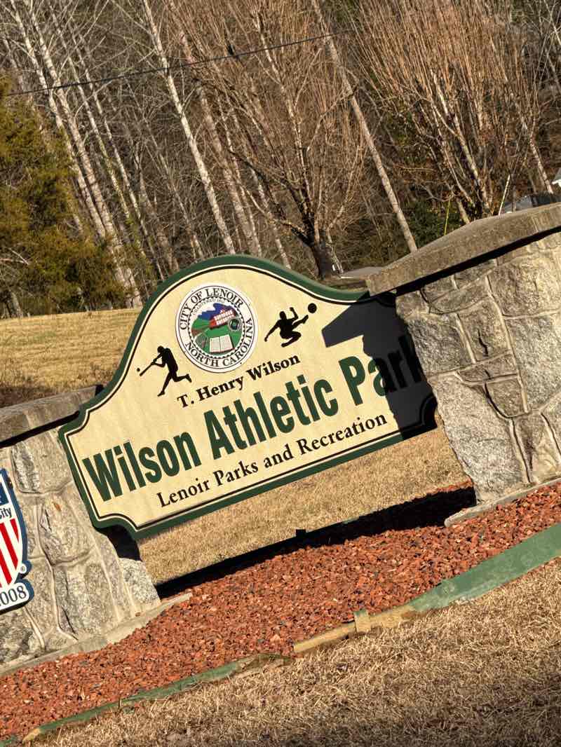 walking near me in Wilson Athletic Park in winter