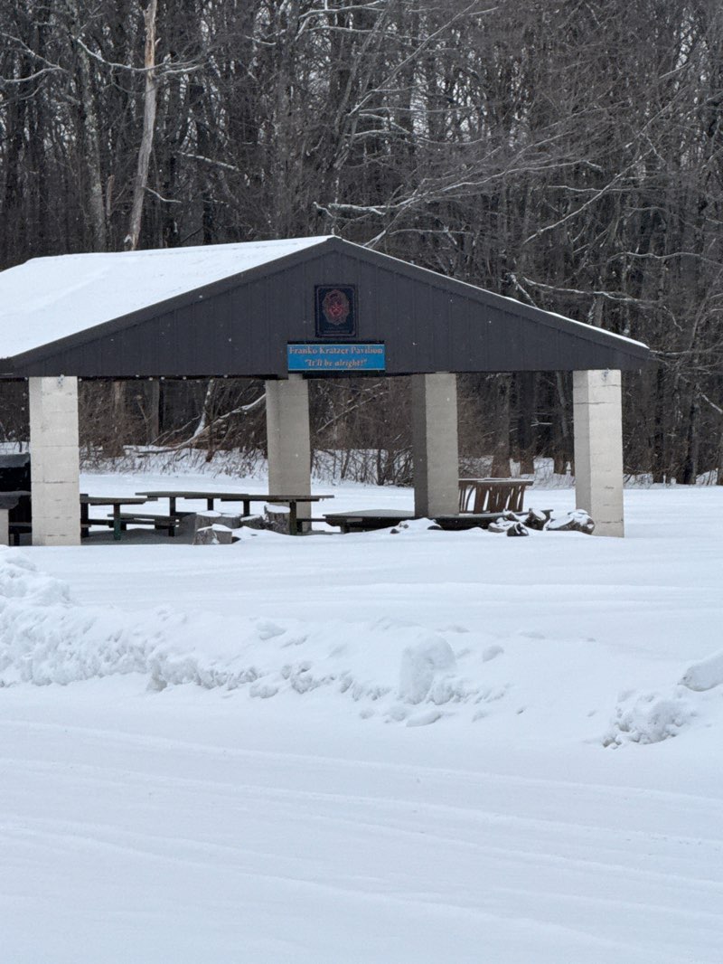 walking near me in Gallitzin Legion Park in winter
