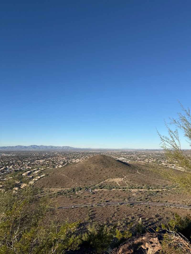 walking near me in Thunderbird Conservation Park in winter