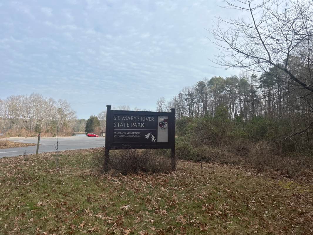 walking near me in Saint Mary's River State Park in winter