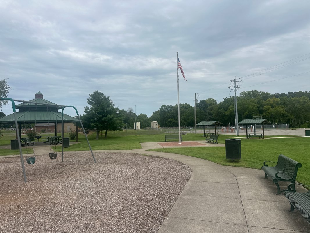 walking near me in Paul Johns Neighborhood Park in summer