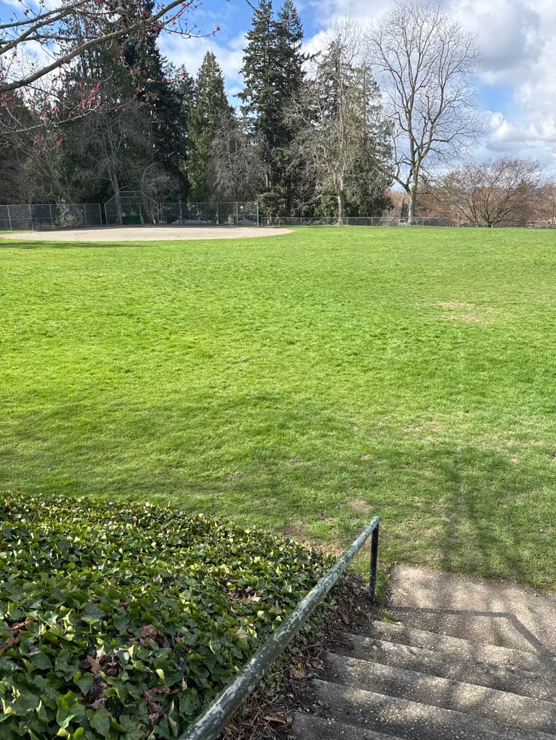 walking near me in Edmonds City Park in spring