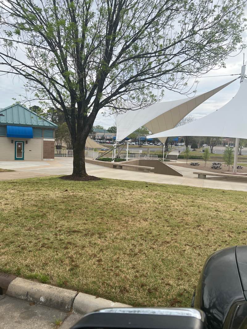 walking near me in Lakewood Village Ampatheater and Park in spring