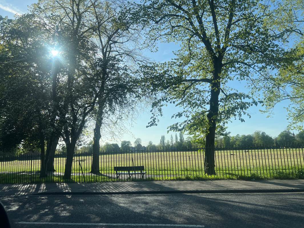 walking near me in Barkingside Recreation Ground in spring