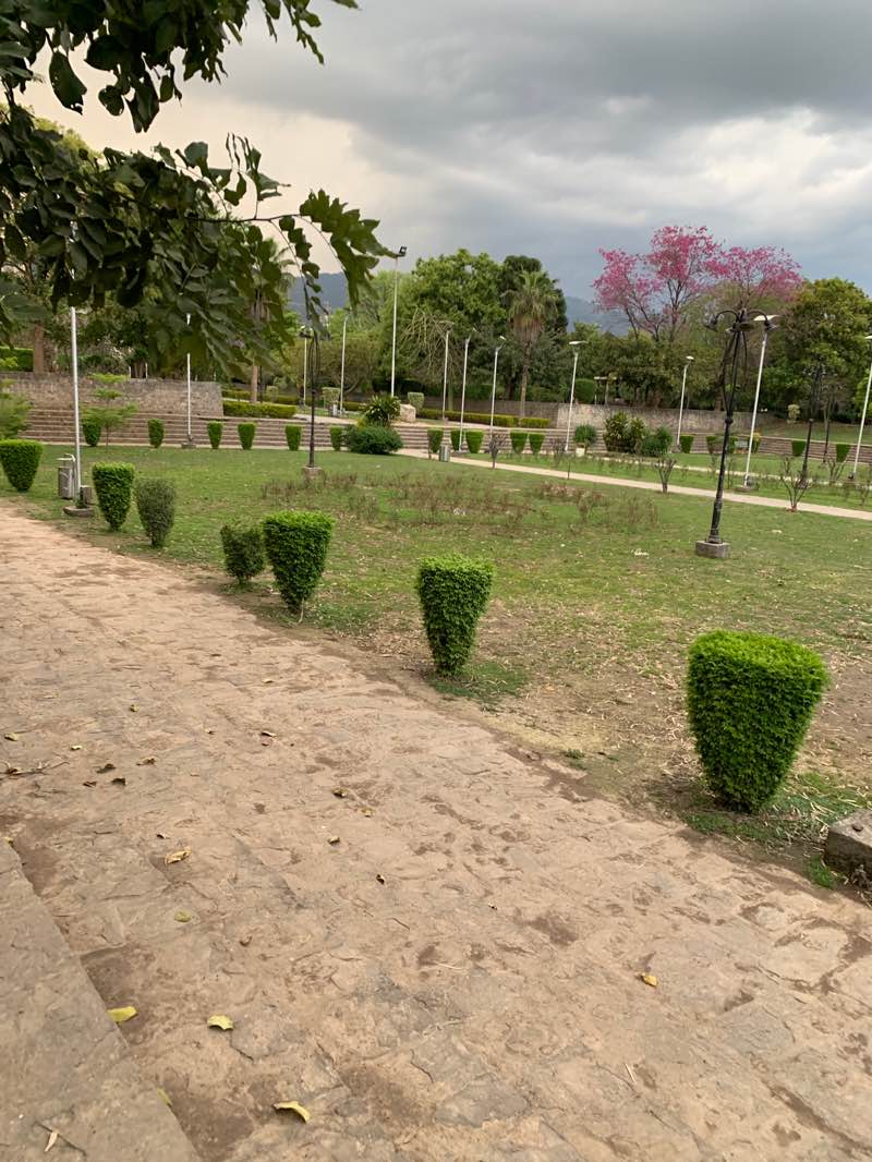 walking near me in Argentina Park in spring