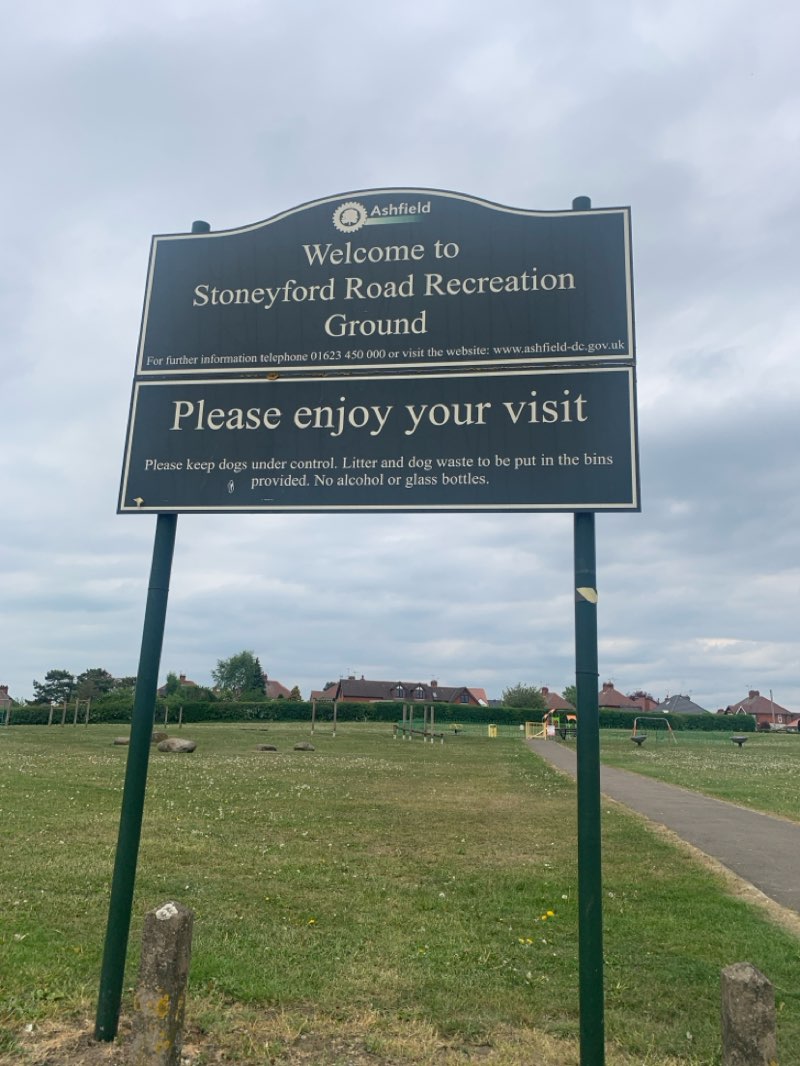 walking near me in Stoneyford Road Recreation Ground in spring