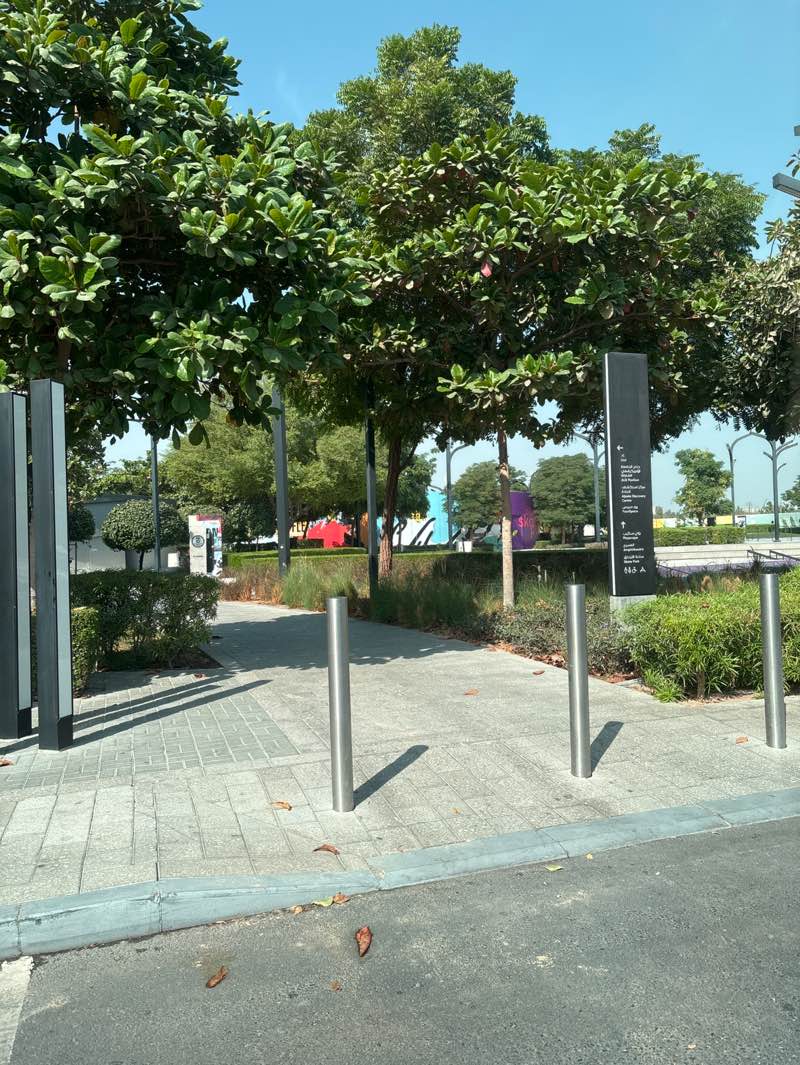 walking near me in Aljada Skate Park + Park in autumn