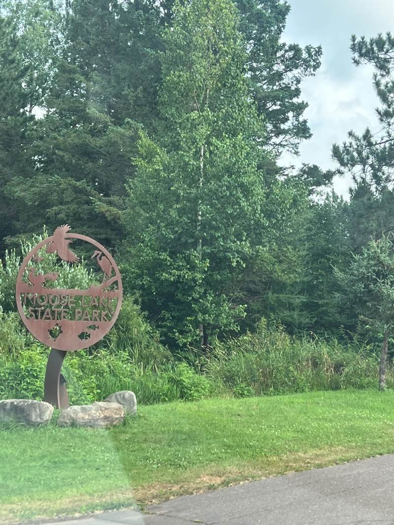 walking near me in Moose Lake State Park in autumn