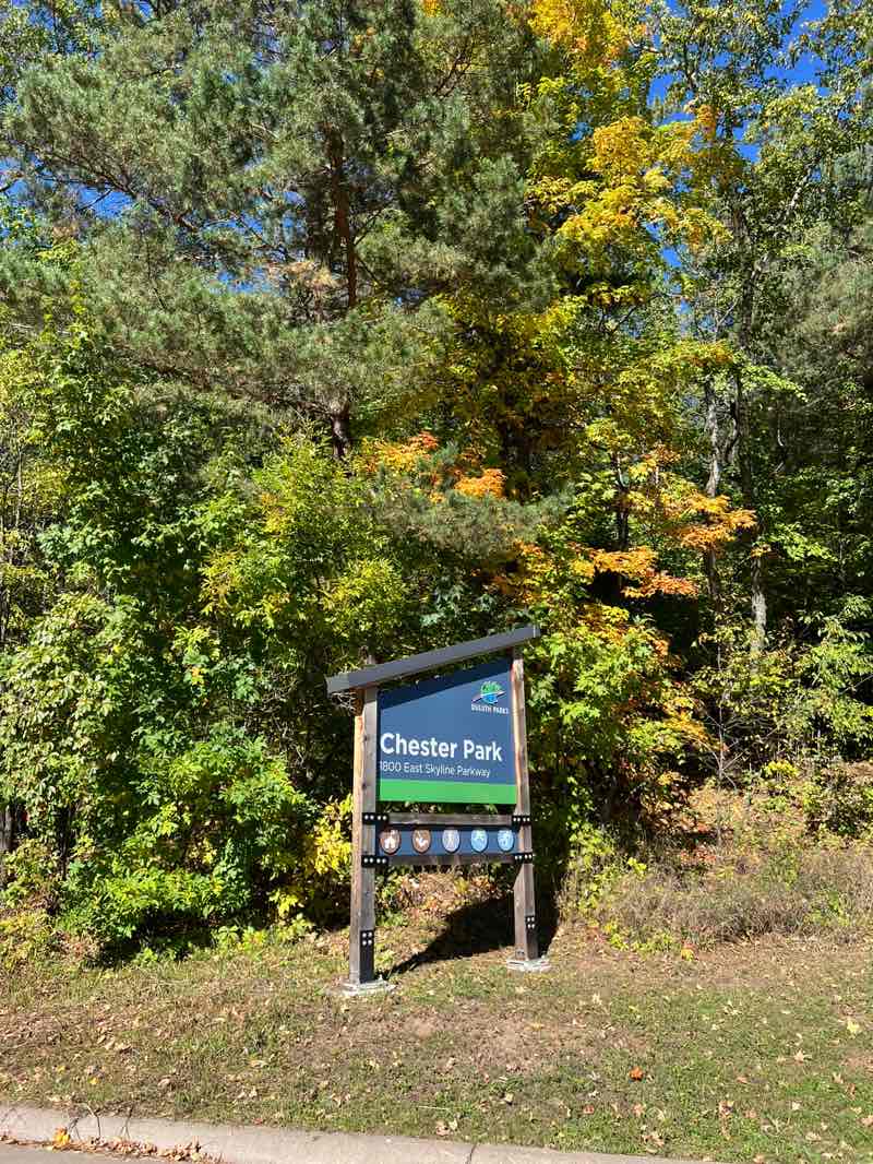 walking near me in Chester Park in autumn