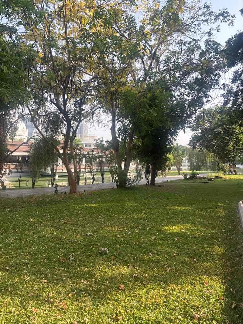 walking near me in Amanora in spring