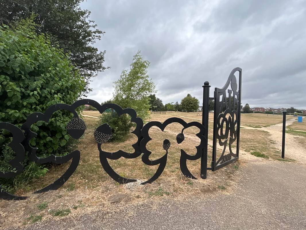 walking near me in New Century Park in summer