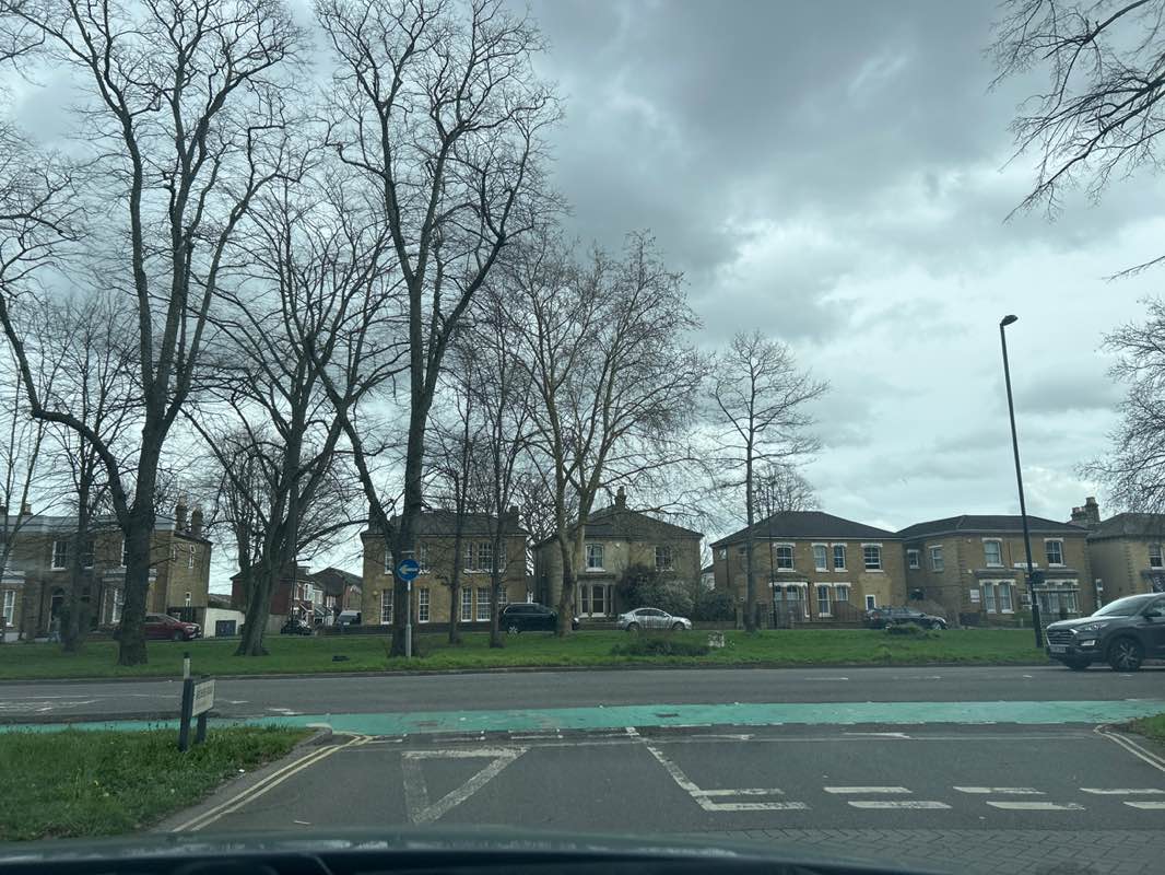 walking near me in Asylum Green in spring