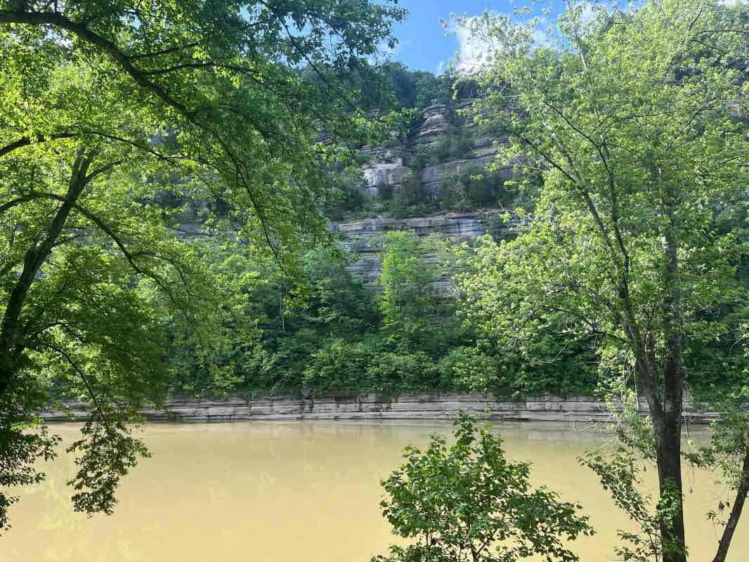 walking near me in Tom Dorman State Nature Preserve in winter