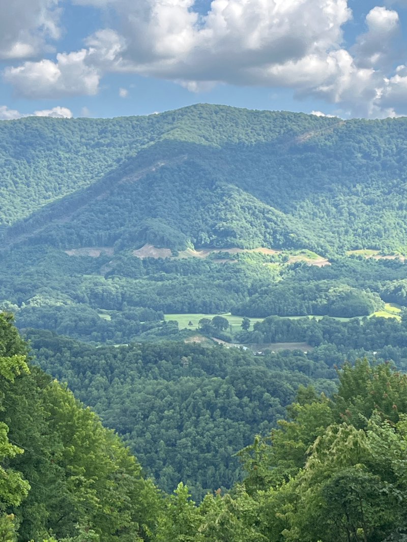 walking near me in Kingdom Come State Park in autumn