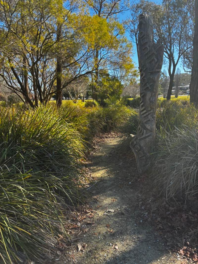 walking near me in Civic Park in winter