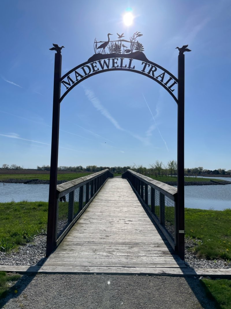 walking near me in Howard Marsh Metropark in spring