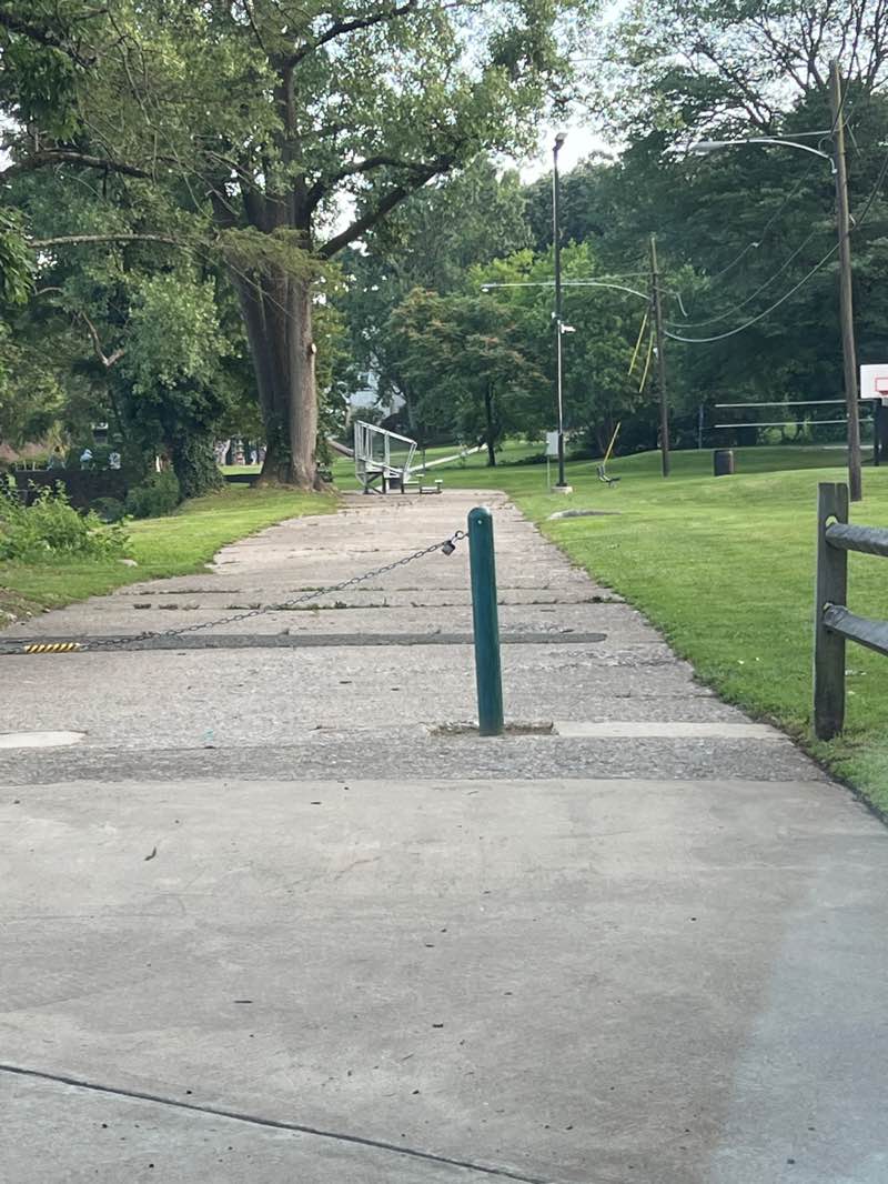 walking near me in Williams Park in summer