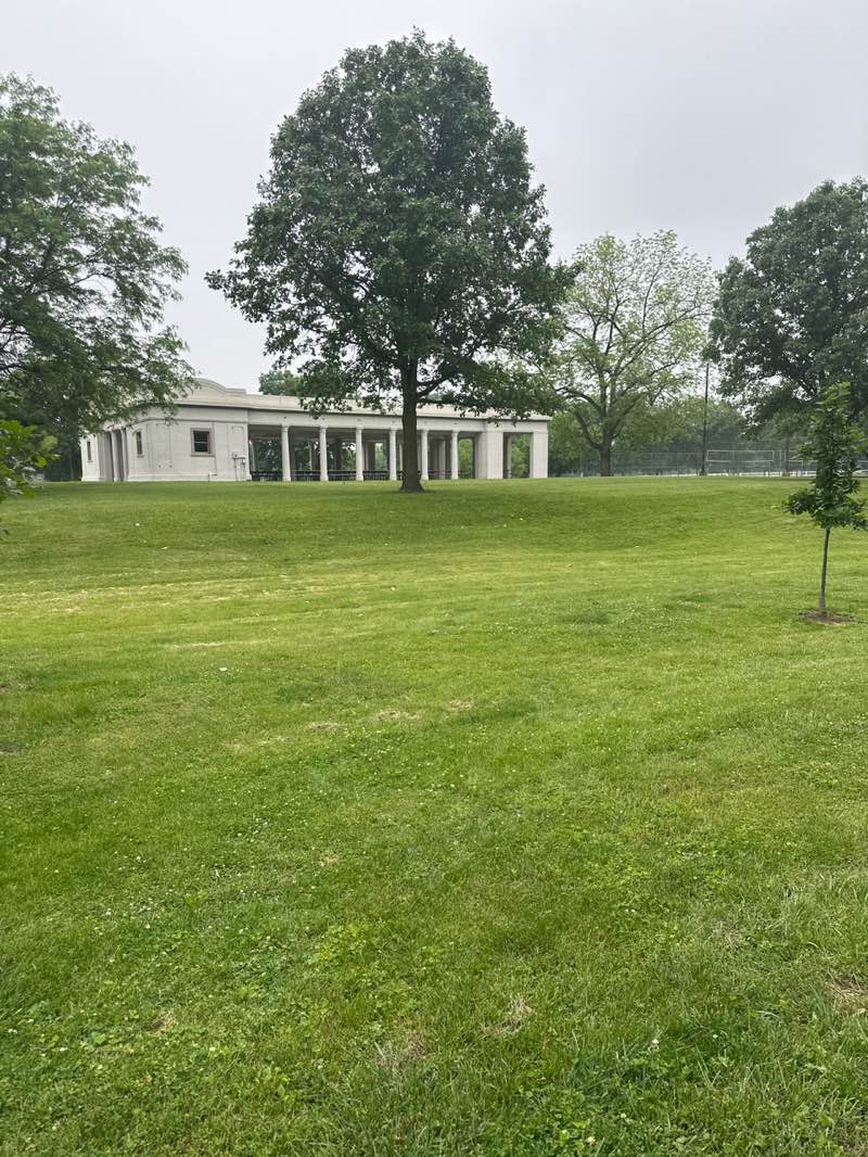 walking near me in Foster Park in summer