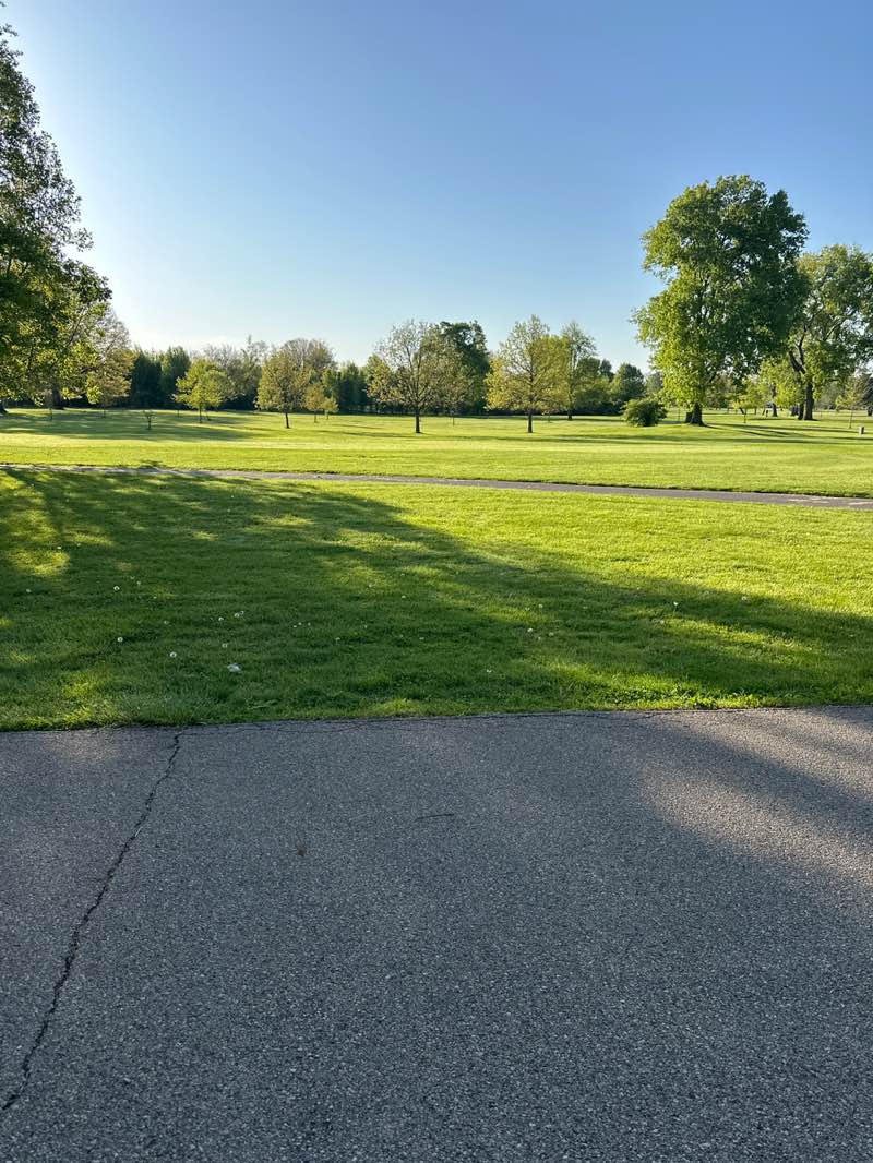 walking near me in Foster Park in spring