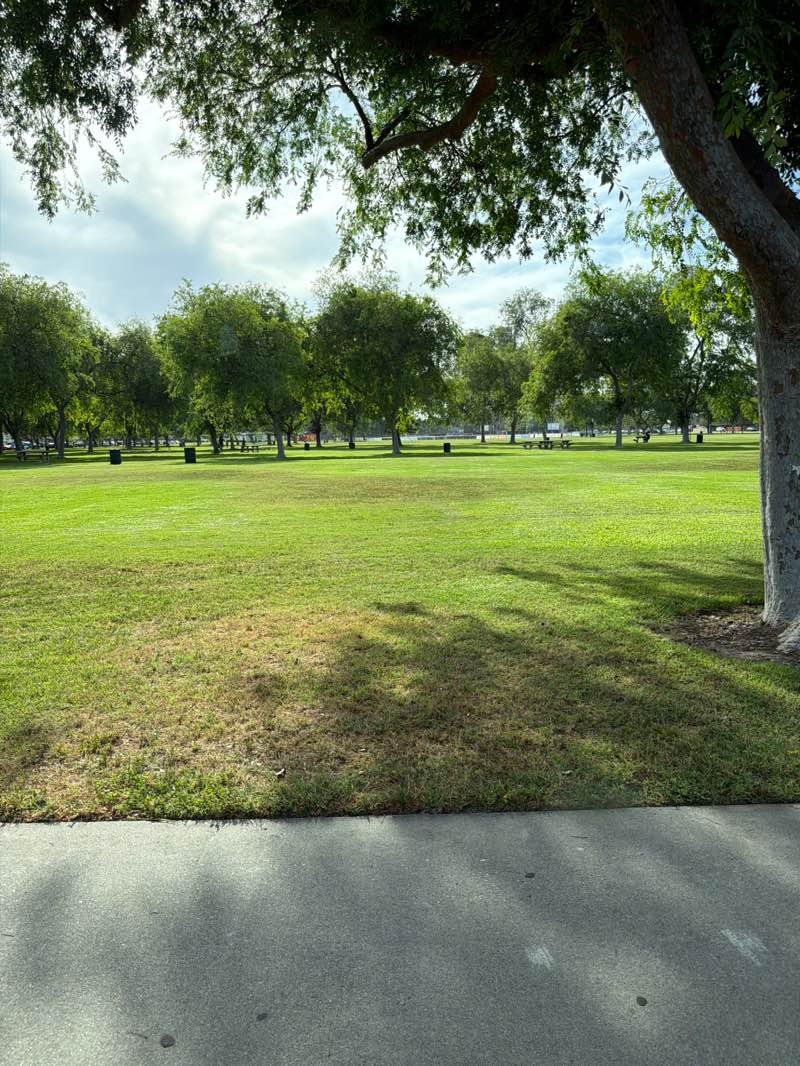walking near me in Heartwell Park in spring
