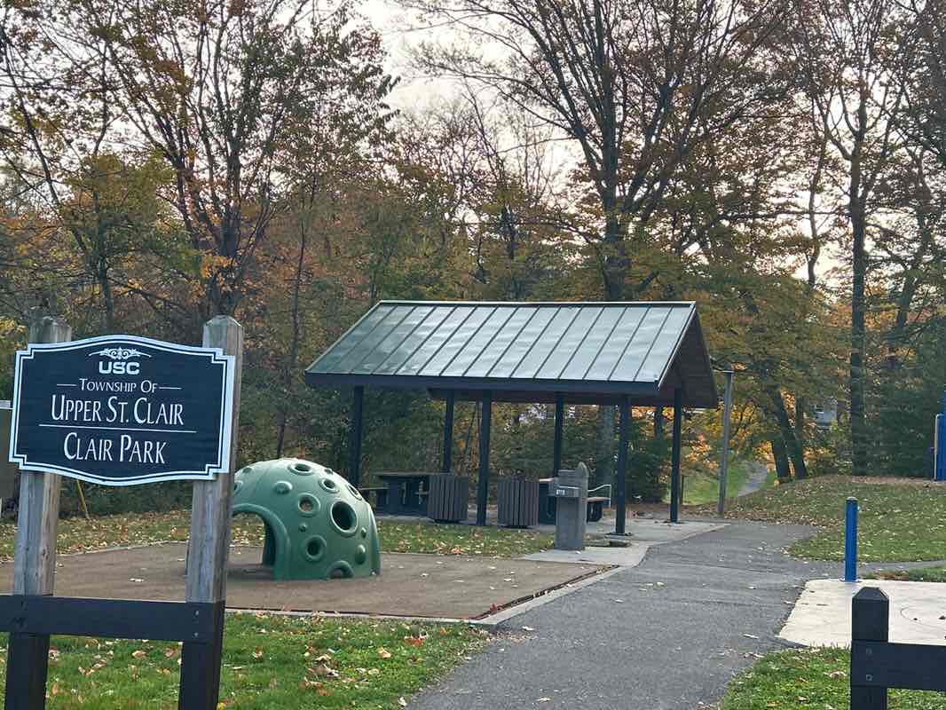 walking near me in Clair Park in autumn