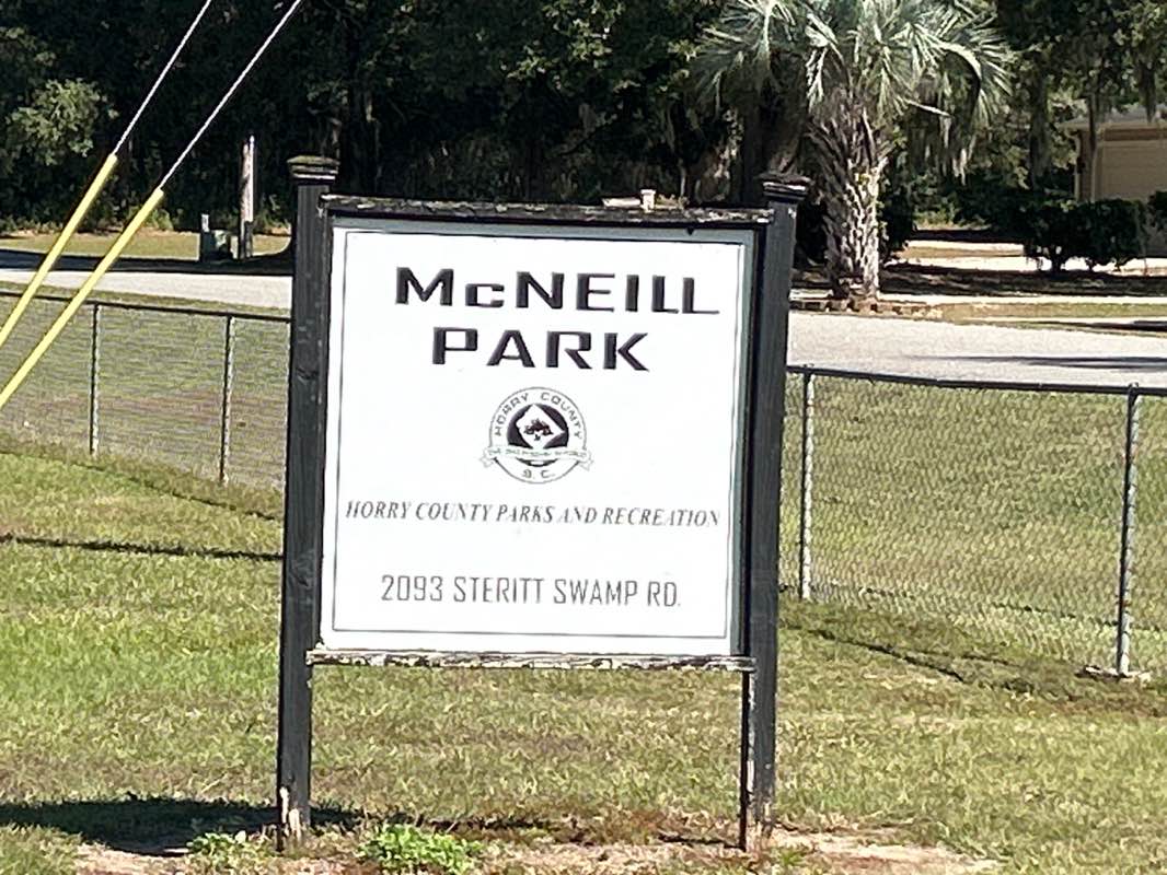 walking near me in McNeill Park in autumn