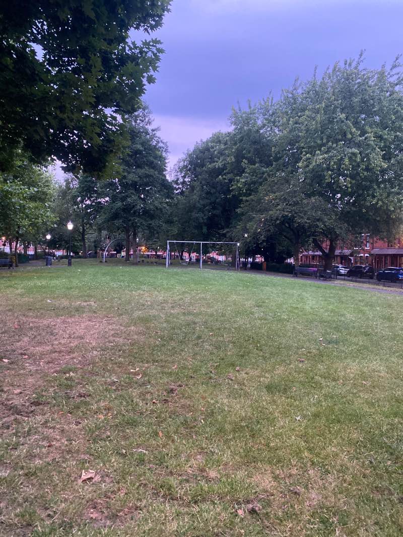 walking near me in Regent Square in summer