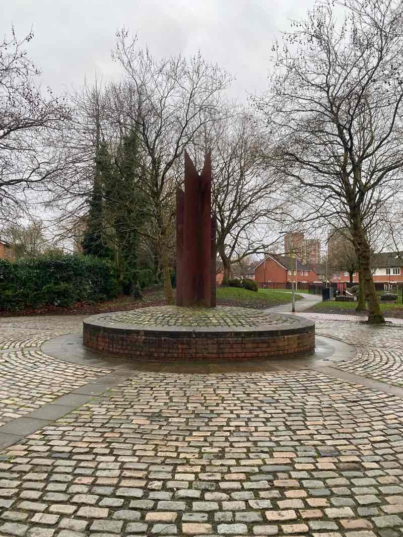 walking near me in Trinity Park in winter