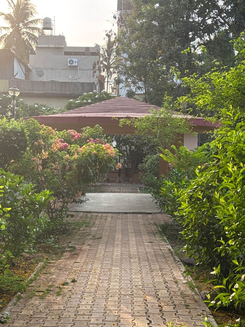 walking near me in Shri Sant Gajanan Maharaj Garden in spring