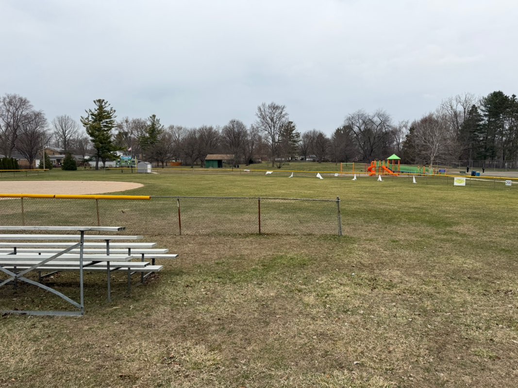 walking near me in Candy Cane Park in spring