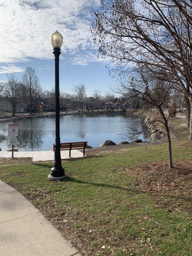 walking near me in Prince Park in spring