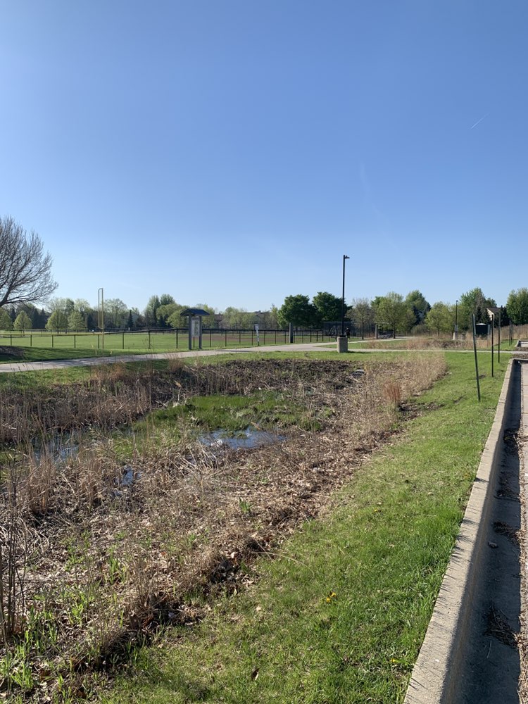 walking near me in Commissioners Park in spring