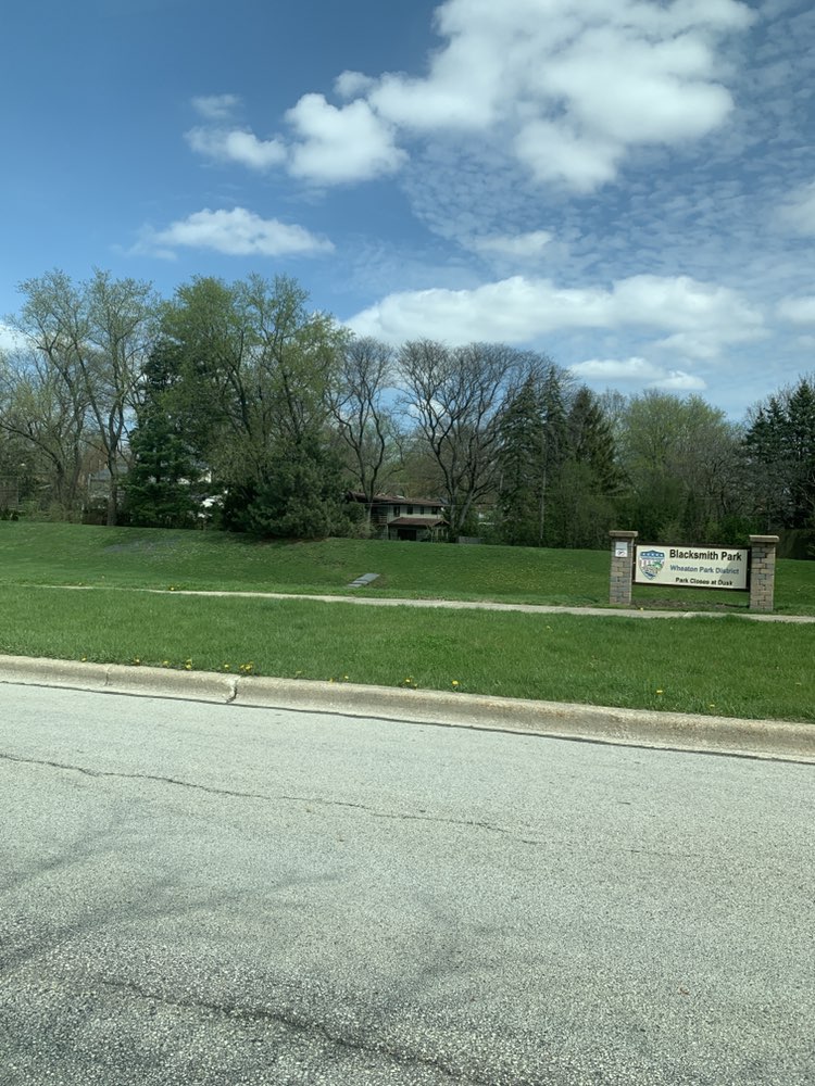 walking near me in Blacksmith Park in spring